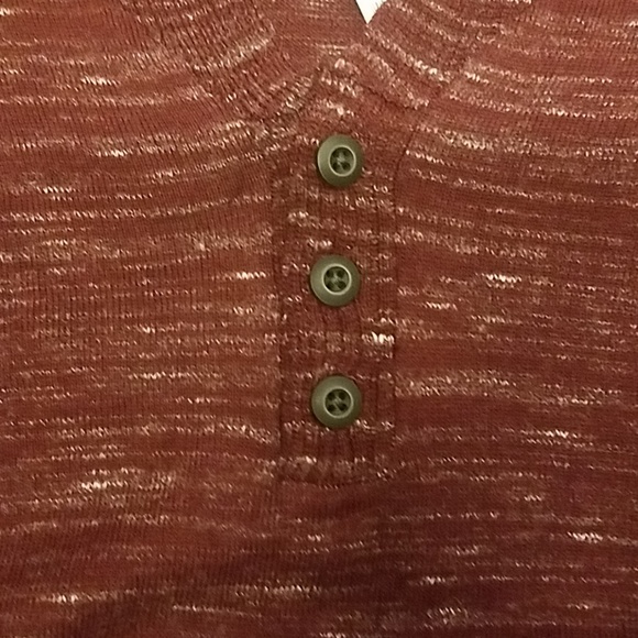 Express Men red and white marled sweater - Picture 2 of 8